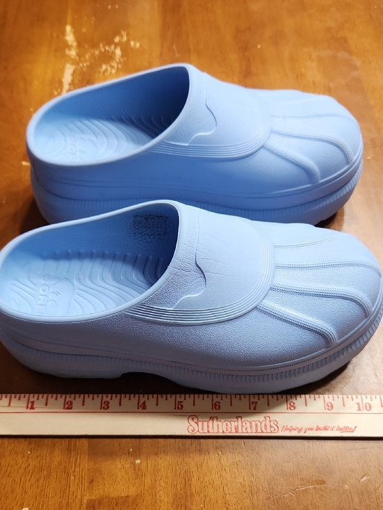 Sorel Shoes - Sorel Light Blue Slip-On Clog Mules